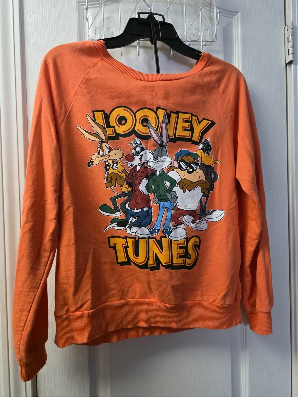 Warner Bros. Orange Looney Tunes Graphic Sweatshirt for Kids